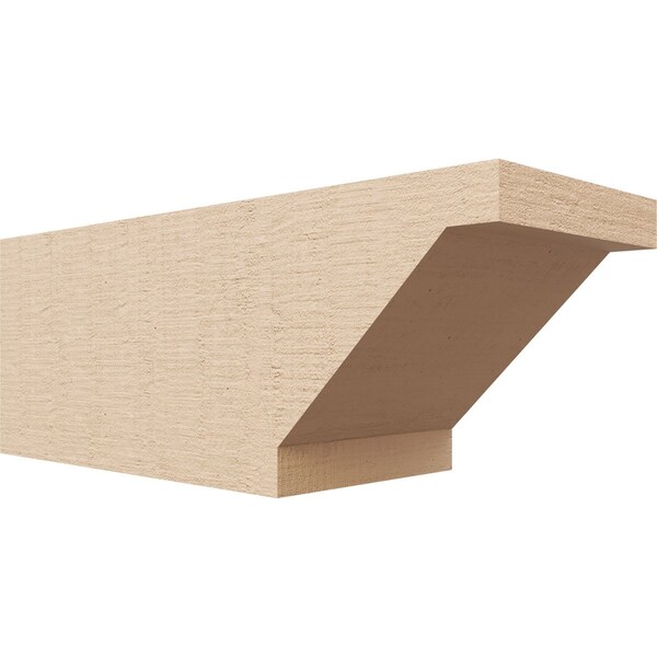 Ekena Millwork 6in. W x 6in. H x 16in. L Burlington Woodgrain TimberThane Rafter Tail, Primed Tan RFTUR06X06X16BURRCPR - main